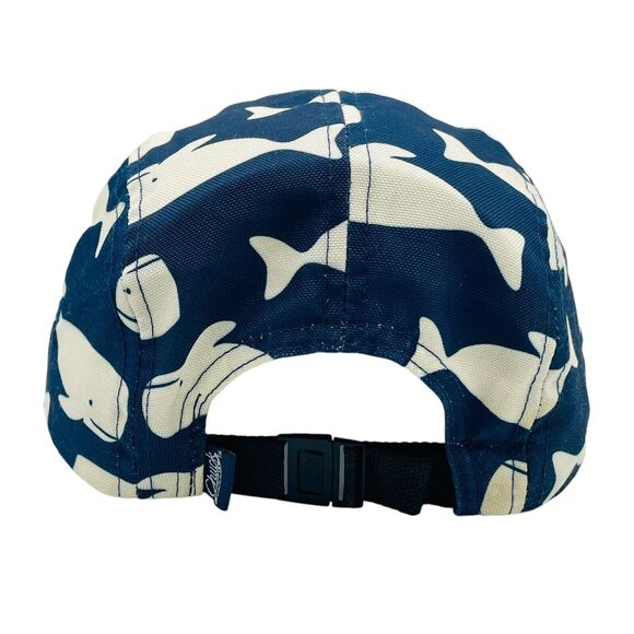 Chuck Originals 5 Panel Hat Cap Whales AOP Allover One Size Adjustable - Picture 4 of 5